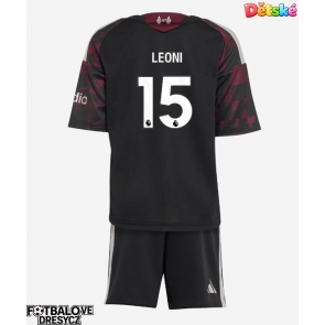 Liverpool Giovanni Leoni #15 Dětské Alternativní dres komplet 2026-27 Krátký Rukáv (+ trenýrky)